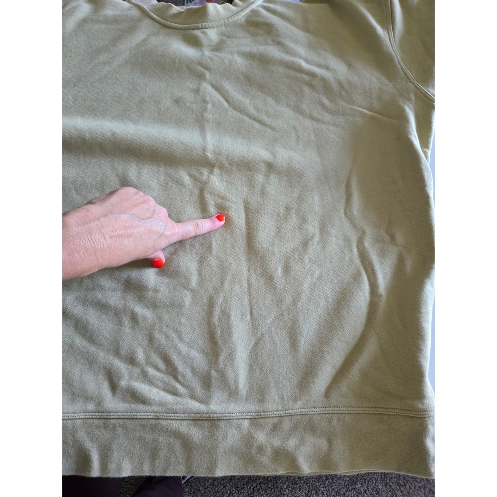 Lululemon 10 Perfectly Oversized Crew Womens Dew Green Sweatshirt LW3DFMS - Picture 6 of 10
